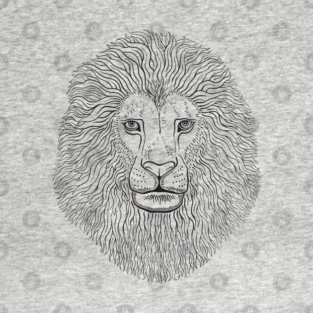 Lion head by CatyArte